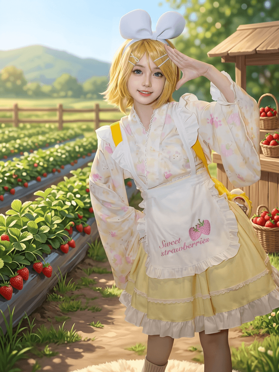 Csipkés Maid Cosplay Szett — 1