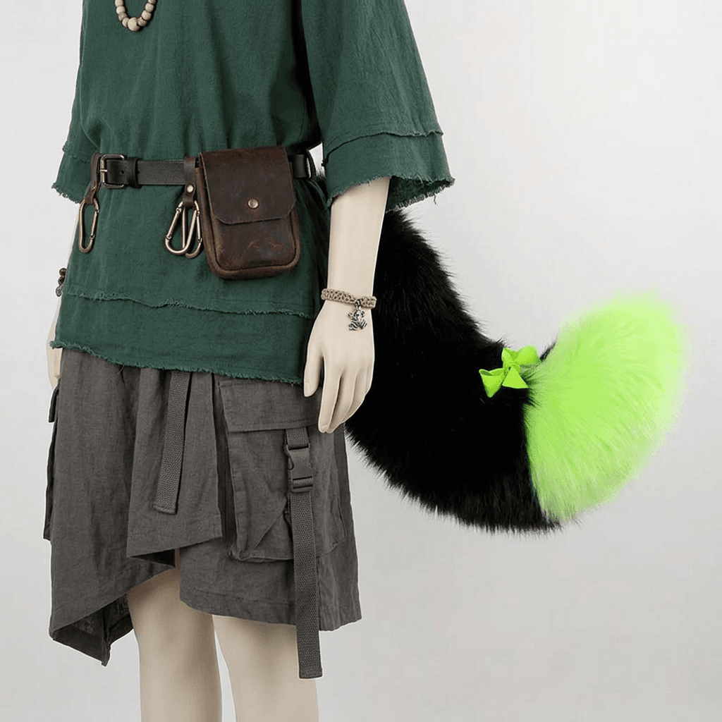 Japán stílusú róka farok cosplay therian — 3