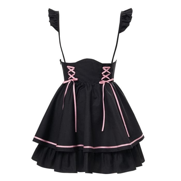Édes Lolita Hercegnő Szett — Ing + Kantáros Szoknya — 4