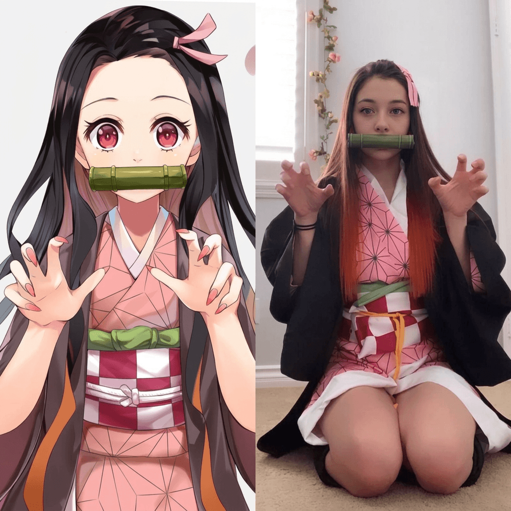 Demon Slayer Kimetsu No Yaiba Nezuko Kamado Kimono — 1